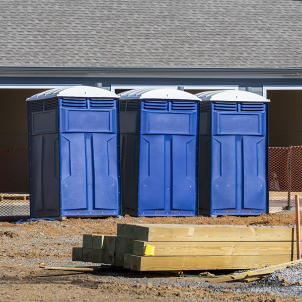 is there a specific order in which to place multiple porta potties in Collbran CO